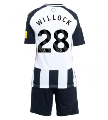 Newcastle United Joe Willock #28 Hemmatröja Barn 2024-25 Kortärmad (+ Korta byxor)
